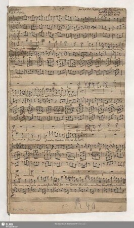 2 Sanctus - Mus.3602-D-503 - Mus.3602-D-503a : Coro (2), orch, bc