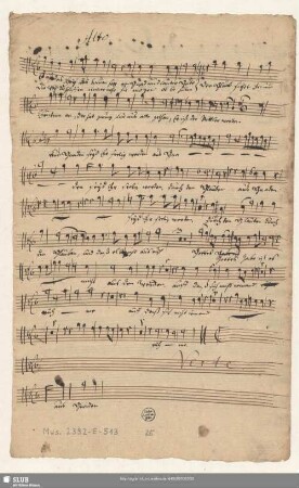 Alto. [Ripieno, unvollst.]