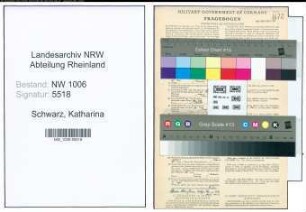 Entnazifizierung Katharina Schwarz , geb. 08.08.1902 ()