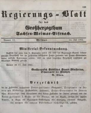 Nr. 12 : 10. Juli 1861