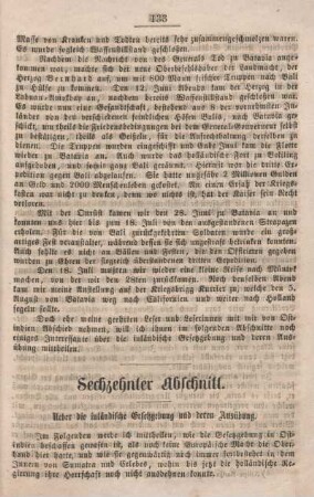 Sechzehnter Abschnitt