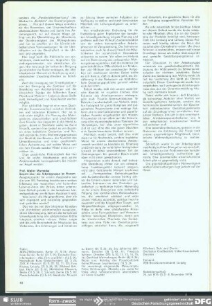 Bericht über die Arbeitsgruppe im Plenum : VII. Kongreß des VBK-DDR