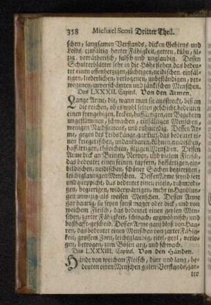 Das LXXXII. Capitel. Von den Armen.