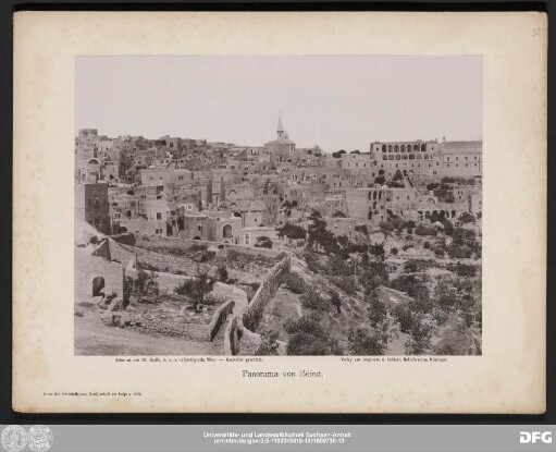 Panorama von Beirut.