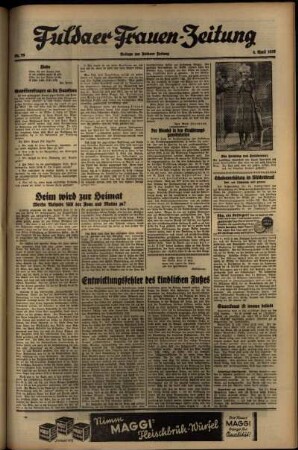 Zweite Ausgabe vom Dienstag, den 06. April 1937.