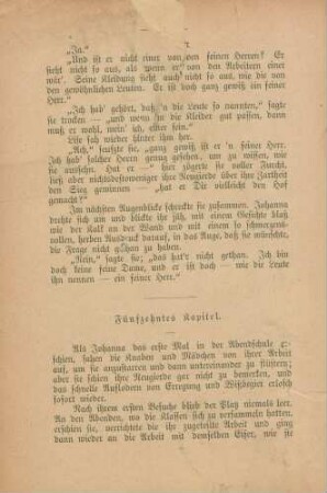 Fünfzehntes [und sechzehntes] Kapitel