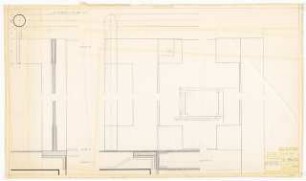 Hochschulbibliothek, Karlsruhe Neubau: Wendeltreppe EG, 1.OG, Details, 1:1