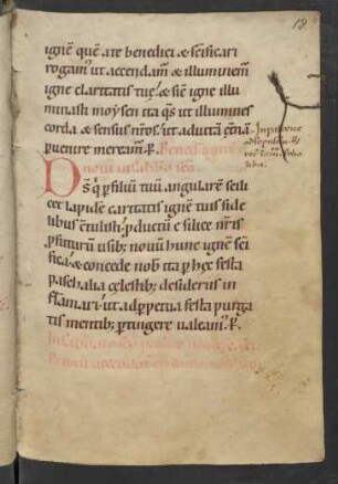 Benedictio cerei (neumiert)