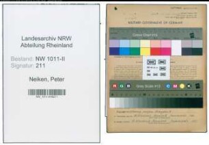 Entnazifizierung Peter Neiken , geb. 13.07.1899 (Hilfsarbeiter)