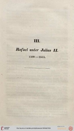 III. Rafael unter Julius II. 1508-1513