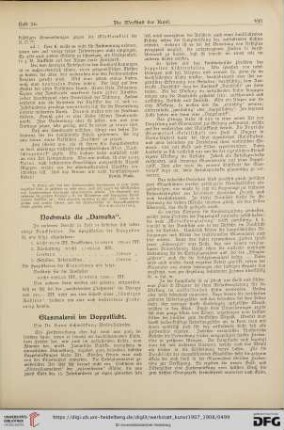 Glasmalerei im Doppellicht