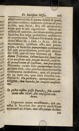 171-181, In quibus casibus possit Sacerdos, solo contritionis ...