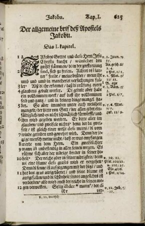 Der allgemeine brif deß Apostels Jakobu.