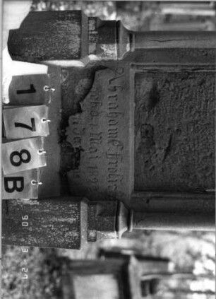 Grabstein 178 (neu: 743): Grabstein 178B (neu: 743)