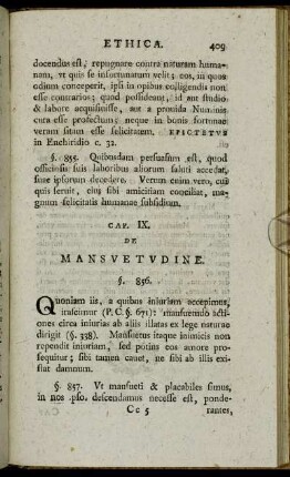 Cap. IX. De Mansuetudine