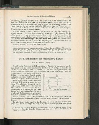 Zur Rekonstruktion der Rungholter Schleusen