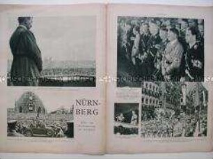 Illustrierte Beilage der "Vossischen Zeitung" u.a. zum Reichparteitag der NSDAP in Nürnberg