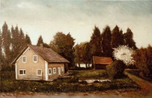 Niederbayerische Landschaft mit Haus