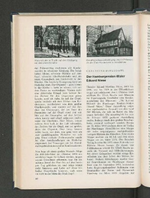 Der Hamburgensien-Maler Eduard Niese.