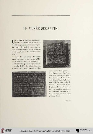 Le Musée Segantini