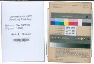 Entnazifizierung Gerhard Haubold , geb. 18.03.1909 (Optiker)