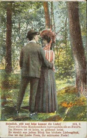 Heimlich, still und leise kommt die Liebe! - Ganz still beim Mondenschein [...]