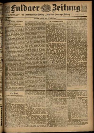 Ausgabe vom Freitag, den 07. April 1899.