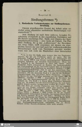 Kapitel II. Siedlungsformen