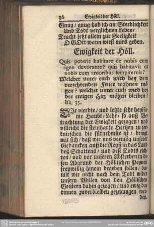 Ewigkeit der Höll