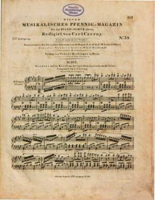 Wiener musikalisches Pfennig-Magazin : für das Piano-Forte allein, 1,39/52