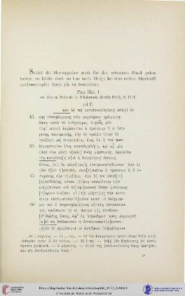 Zum Falscheid des Papyrus Halensis I