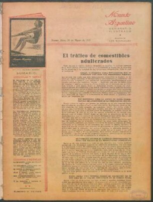 El tráfico de comestibles adulterados