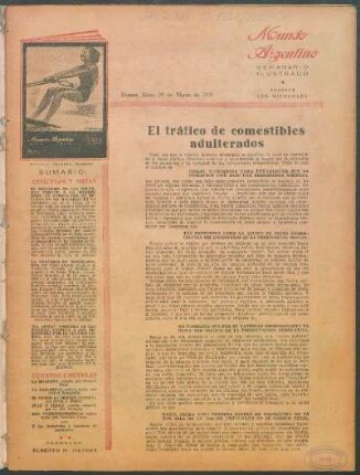 El tráfico de comestibles adulterados