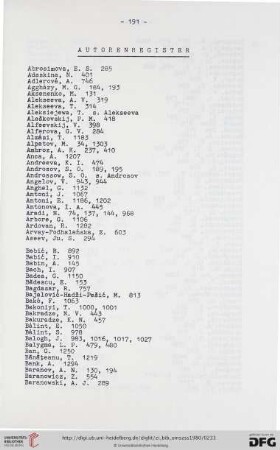 Autorenregister