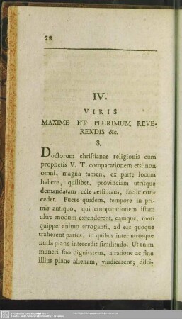 IV. [Scripsi Freibergae, Cal. Jan. MDCCCIV]