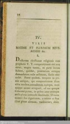 IV. [Scripsi Freibergae, Cal. Jan. MDCCCIV]