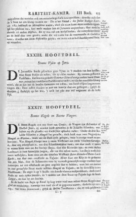 XXXIV. Hooftdeel. Steene Kogels en Steene Vingers