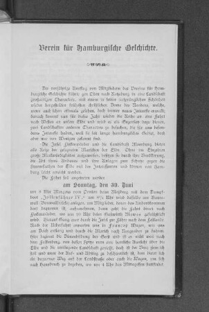 Verein für Hamburgische Geschichte.