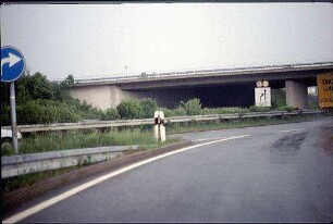 Ausfahrt aus Kreisel (Stuttgart Richtung Hulb)