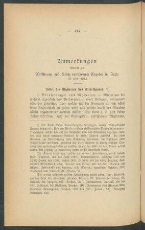 Anmerkungen dienend zur Aufklärung und Stütze verschiedener Angaben im Texte. : (S. 384 - 402.)
