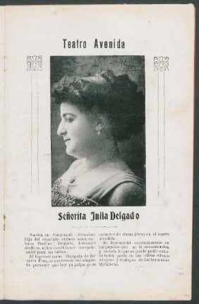 Señorita Julia Delgado [Fotografía]