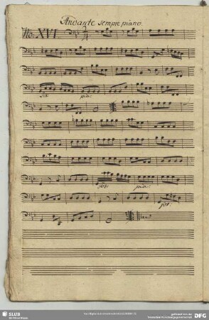 16. Anonymus, Andante, g-Moll
