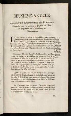 E1r-F2v, Deuxieme Article.