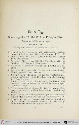 Erster Tag (Nr. 1-160)