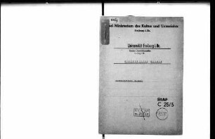 Sachliche und personelle Ausstattung der Bibliothek der Medizinischen Klinik