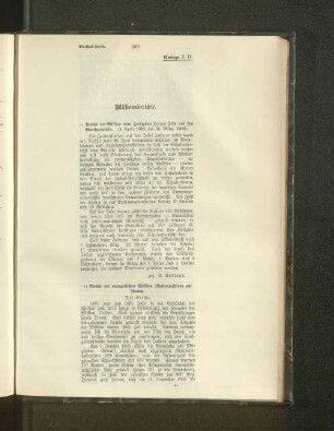 Missionsberichte.