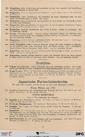 Japanische Farbenholzschnitte (Nr. 471-599)