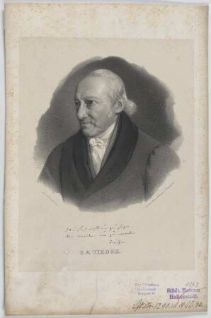 Bildnis des Christoph August Tiedge
