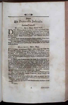 Folgen Die Protocolla Judicialia.