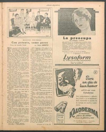 Con patente, como perro : Bocetos porteños